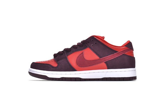 Men's Dunk Low Red/Wine Shoes 0383
